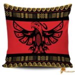 Thunderbird Red Native American Pillow Covers PILNAT008