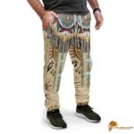 Traditional Striped Pattern Native Sweatpants