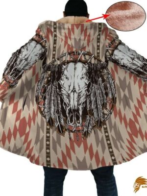 Trendy Native American Buffalo Pattern Dream Cloak