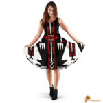 Trendy Print Red Arrow Native American 3D Dress