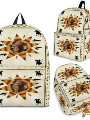 Tribe Chief & Warriors Native American Backpack BACNAT014