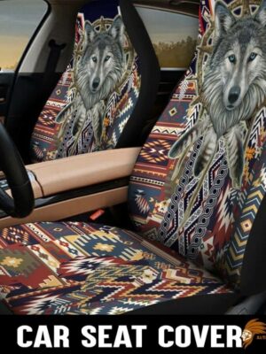 Wolf Native Car Seat Cover SEANAT006