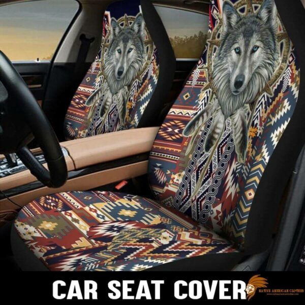 Wolf Native Car Seat Cover SEANAT006