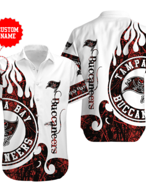 Sport-Team Tampa Bay Buccaneers Custom Name Realtree Hunting Hawaiian Shirt Sport Team Aloha Shirt