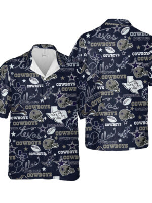 Sport-Team Dallas Cowboys Logo Hawaiian Shirt - Perfect Gifts For Your Loved Ones