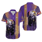 Sport-Team Minnesota Vikings Horror Halloween Night Hawaiian Shirt Men Women Aloha Shirt