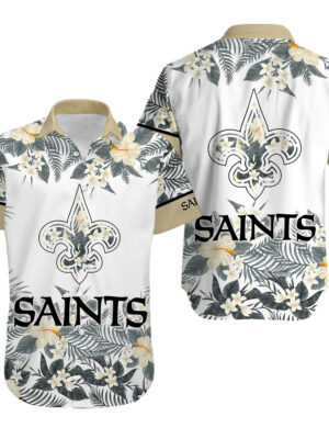 Sport-Team New Orleans Saints Special Floral Hawaiian Shirt Summer Aloha Shirt