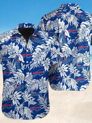 Buffalo Bills Monstera Breeze Hawaiian Shirt - TeeAloha