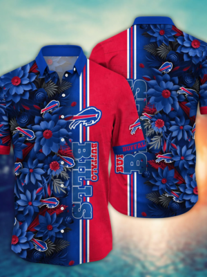 Buffalo Bills NFL Flower Hawaii Shirt And Tshirt For Fans, Custom Summer Football Shirts NA49622