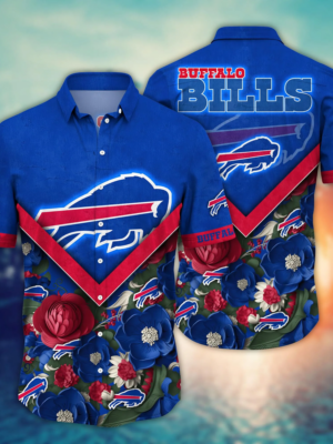 Buffalo Bills NFL Flower Hawaii Shirt And Tshirt For Fans, Custom Summer Football Shirts NA49623