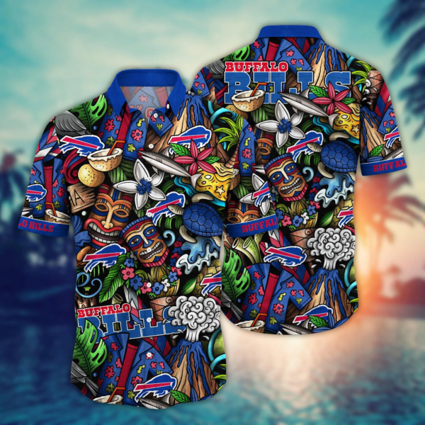 Buffalo Bills NFL Flower Hawaii Shirt And Tshirt For Fans, Custom Summer Football Shirts NA49896