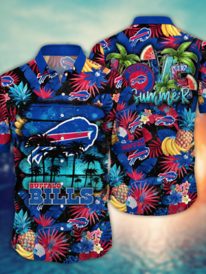 Buffalo Bills NFL Flower Hawaii Shirt And Tshirt For Fans, Summer Football Shirts NA49548