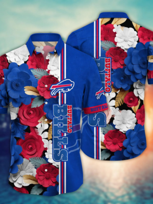 Buffalo Bills NFL Flower Hawaii Shirt And Tshirt For Fans, Summer Football Shirts NA49627