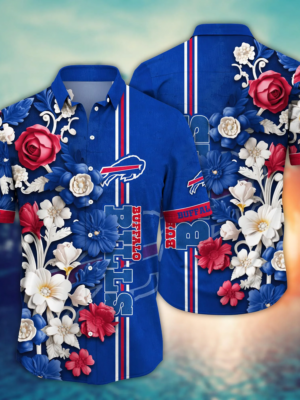 Buffalo Bills NFL Flower Hawaii Shirt And Tshirt For Fans, Summer Football Shirts NA49738