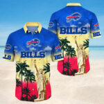 Buffalo Bills Sunset Liberty Hawaiian Shirt - TeeAloha