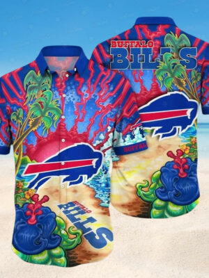 Buffalo Bills Tropical Beach Hawaiian Shirt - TeeAloha