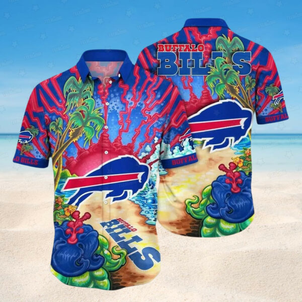 Buffalo Bills Tropical Beach Hawaiian Shirt - TeeAloha