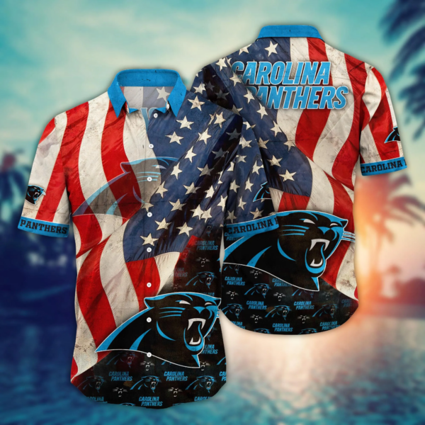 Carolina Panthers NFL Flower Hawaii Shirt And Tshirt For Fans, Summer Football Shirts NA49858