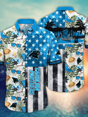 Carolina Panthers NFL Flower Hawaii Shirt And Tshirt For Fans, Summer Football Shirts NA49817