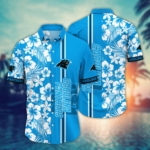 Carolina Panthers NFL Flower Hawaii Shirt And Tshirt For Fans, Summer Football Shirts NA49556