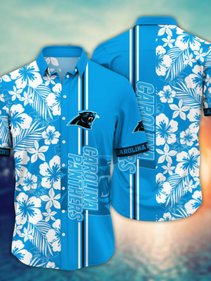 Carolina Panthers NFL Flower Hawaii Shirt And Tshirt For Fans, Summer Football Shirts NA49556