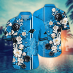 Carolina Panthers NFL Flower Hawaii Shirt And Tshirt For Fans, Summer Football Shirts NA49738