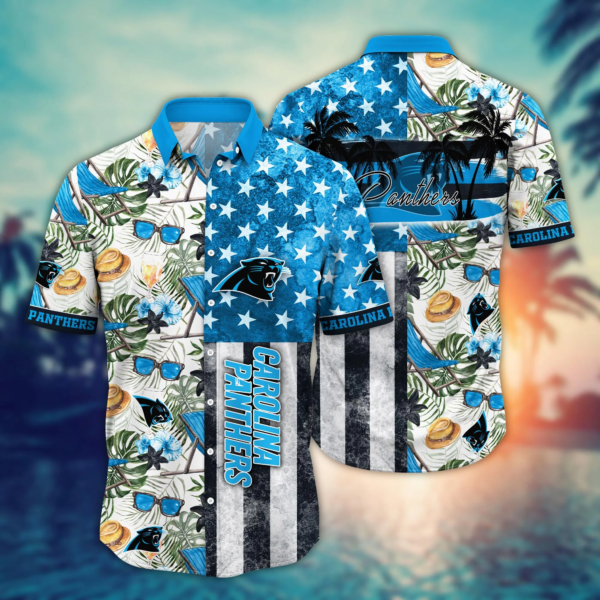 Carolina Panthers NFL Flower Hawaii Shirt And Tshirt For Fans, Summer Football Shirts NA49817
