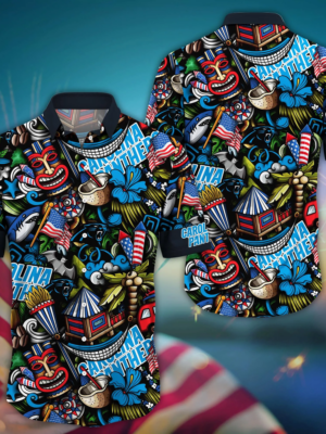 Carolina Panthers NFL Flower Hawaii Shirt And Tshirt For Fans, Summer Shirts H50036