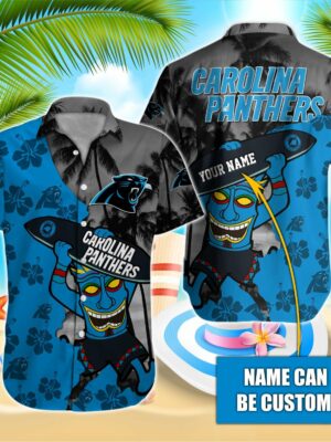 Carolina Panthers NFL-Hawaiian Shirt Custom T-38175