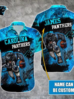 Carolina Panthers NFL-Hawaiian Shirt Custom T-40720