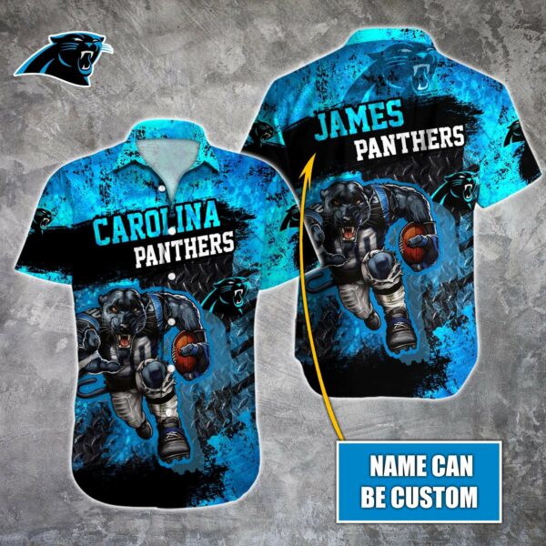 Carolina Panthers NFL-Hawaiian Shirt Custom T-40720