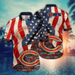 Chicago Bears NFL Flower Hawaii Shirt And Tshirt For Fans, Summer Football Shirts NA49858