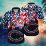 Chicago Bears NFL Flower Hawaii Shirt And Tshirt For Fans, Summer Football Shirts NA49879