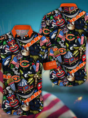 Chicago Bears NFL Flower Hawaii Shirt And Tshirt For Fans, Summer Shirts H50036