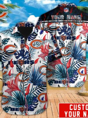 Chicago Bears NFL-Hawaiian Shirt Custom M-39360