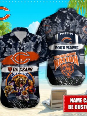 Chicago Bears NFL-Hawaiian shirt custom Q-48154
