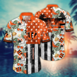Cincinnati Bengals NFL Flower Hawaii Shirt And Tshirt For Fans, Summer Football Shirts NA49817
