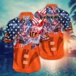 Cincinnati Bengals NFL Flower Hawaii Shirt And Tshirt For Fans, Summer Football Shirts NA49879