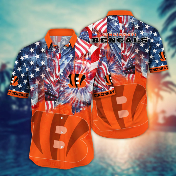 Cincinnati Bengals NFL Flower Hawaii Shirt And Tshirt For Fans, Summer Football Shirts NA49879