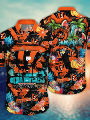 Cincinnati Bengals NFL Flower Hawaii Shirt And Tshirt For Fans, Summer Football Shirts NA49548