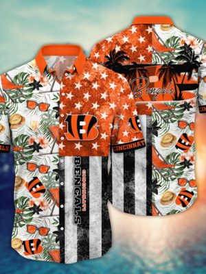 Cincinnati Bengals NFL Flower Hawaii Shirt And Tshirt For Fans, Summer Football Shirts NA49817