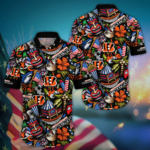 Cincinnati Bengals NFL Flower Hawaii Shirt And Tshirt For Fans, Summer Shirts H50036