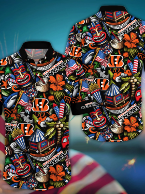 Cincinnati Bengals NFL Flower Hawaii Shirt And Tshirt For Fans, Summer Shirts H50036