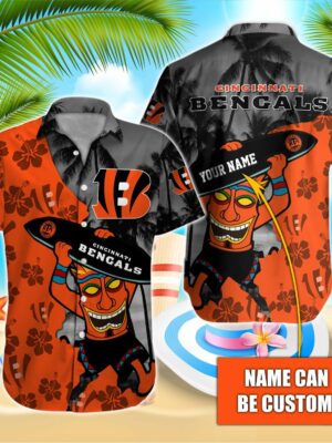 Cincinnati Bengals NFL-Hawaiian Shirt Custom T-38175