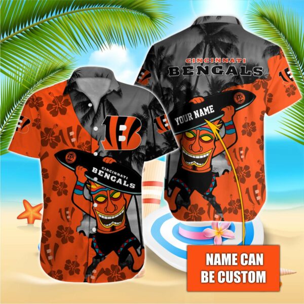 Cincinnati Bengals NFL-Hawaiian Shirt Custom T-38175