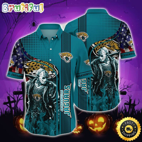Sport-Team Indianapolis Colts Jason Voorhees US Flag Hawaiian Shirt Summer Aloha Shirt