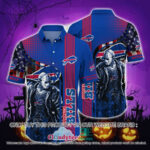 Sport-Team Buffalo Bills Jason Voorhees US Flag Hawaiian Shirt Summer Aloha Shirt