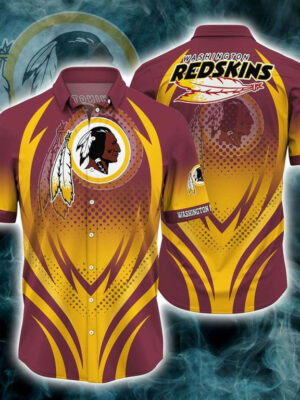 Sport-Team Washington Redskins Fire Trending Summer For Fans Hawaiian Shirt Summer Aloha Shirt