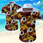 Sport-Team Washington Redskins Island Hawaiian Shirt Summer Aloha Shirt