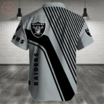 Sport-Team Las Vegas Raiders Silver Black Hawaiian Shirt Summer Aloha Shirt